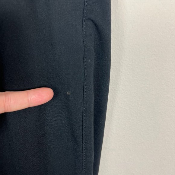 Eddie Bauer Travex Pants Womens 6 Black Fleece Lined Hiking Winter Straight Leg - Picture 9 of 16